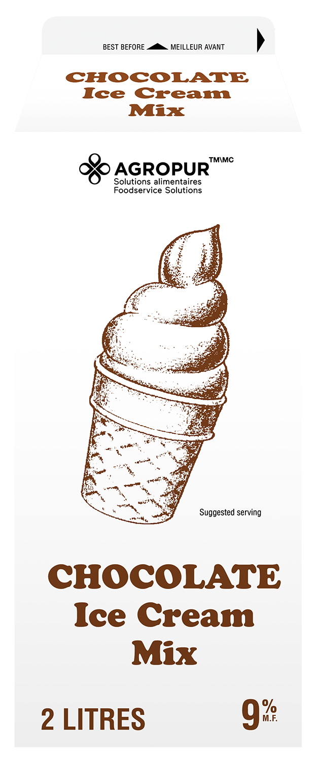 2L AFS ICE CREAM MIX CHOCOLATE | Agropur Solutions